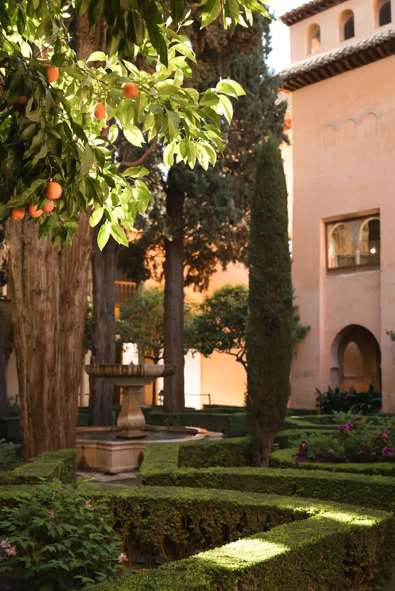 The gardens at The Alhambra, Granda